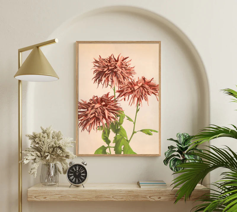 Pink Chrysanthemum - 100cm x 140cm (Click & Collect)