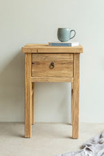 Jerry Elm Bedside Table