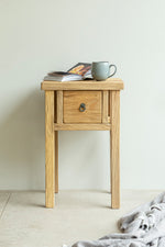 Percy Elm Bedside Table