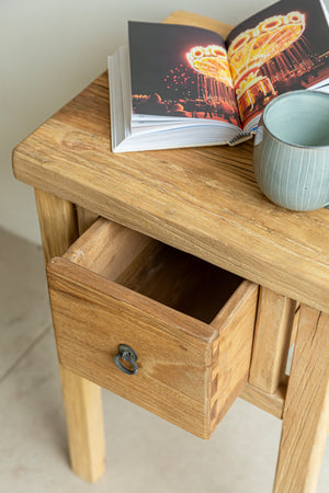 Percy Elm Bedside Table