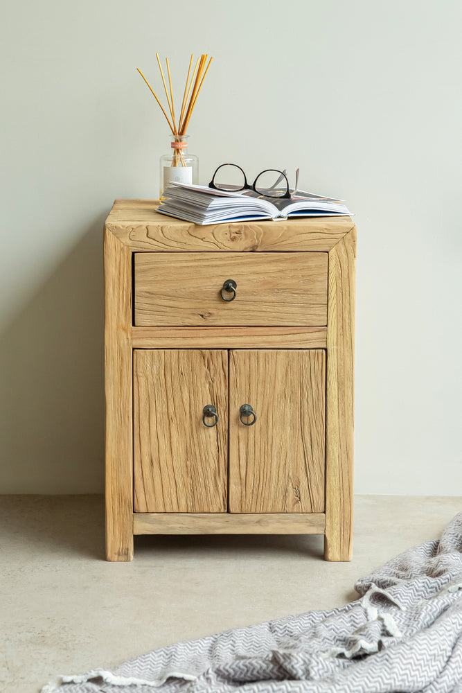 Thomas Elm Bedside Table