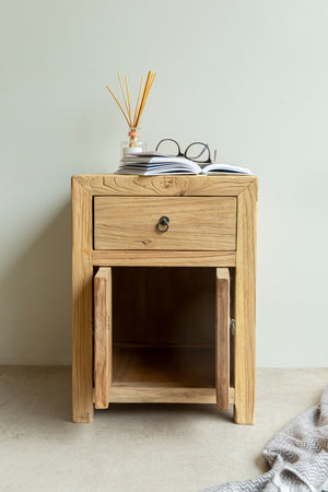 Thomas Elm Bedside Table