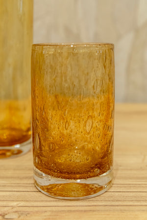 Cylindrical Votive - Cognac - 8.5cm x 8.5cm