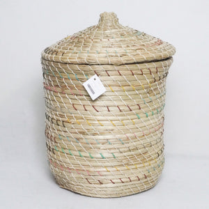 Mendong Basket with Lid - Small