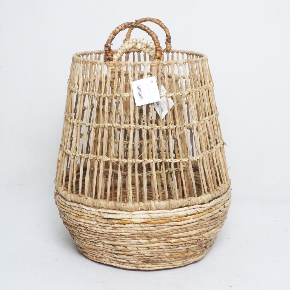 Sisal Banana Tree Bark Basket - Large