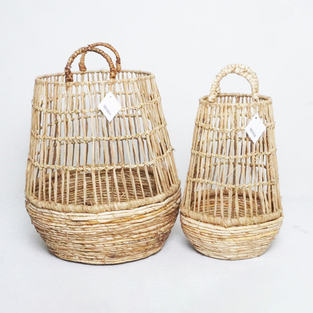 Sisal Banana Tree Bark Basket - Large