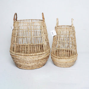 Sisal Banana Tree Bark Basket - Large