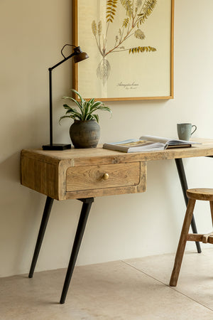 Mid Century Writing Desk - Light