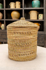 Mendong Basket with Lid - Large