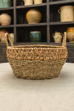 Putih Seagrass Basket - Medium