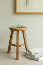 Wilfred Round Elm Stool