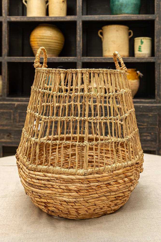 Sisal Banana Tree Bark Basket - Large