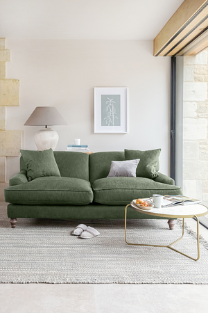 Milton 2 Seater Sofa - Krayola & Solna Fabric