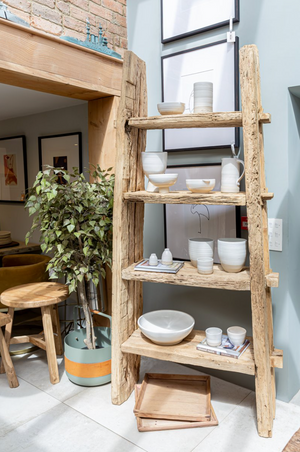 Dean Rustic Ladder Shelves - 200cm